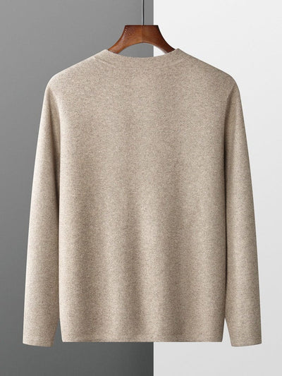 Button-front cardigan with relaxed fit and minimalist design