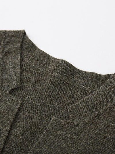 Button-front cardigan with relaxed fit and minimalist design